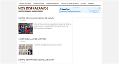 Desktop Screenshot of nosdisfrazamos.com